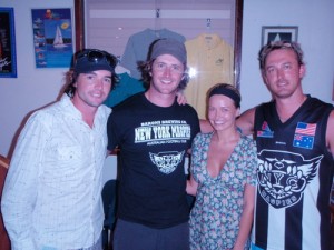 lara-bingle-model Ben, Jude, Lara and Dylan