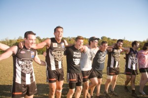 Boys singing the song