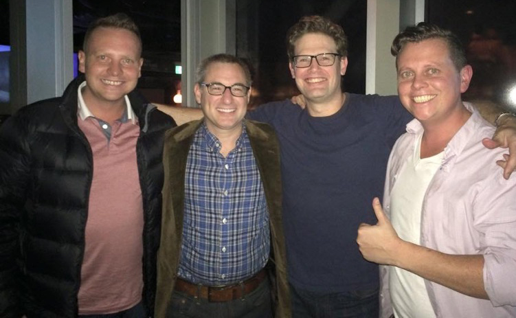 2015 Magpies Alumni event- Pato, Doug and Robbos