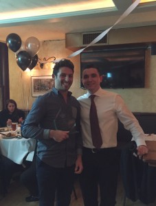 Marcus Jankie accepts his MVP award from President, Paul Guarino.