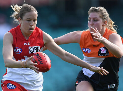 Hemenway Top Goal Kicker in the Swans Giants Showdown Kim2